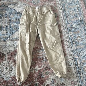Men's Beige Cargo Pants